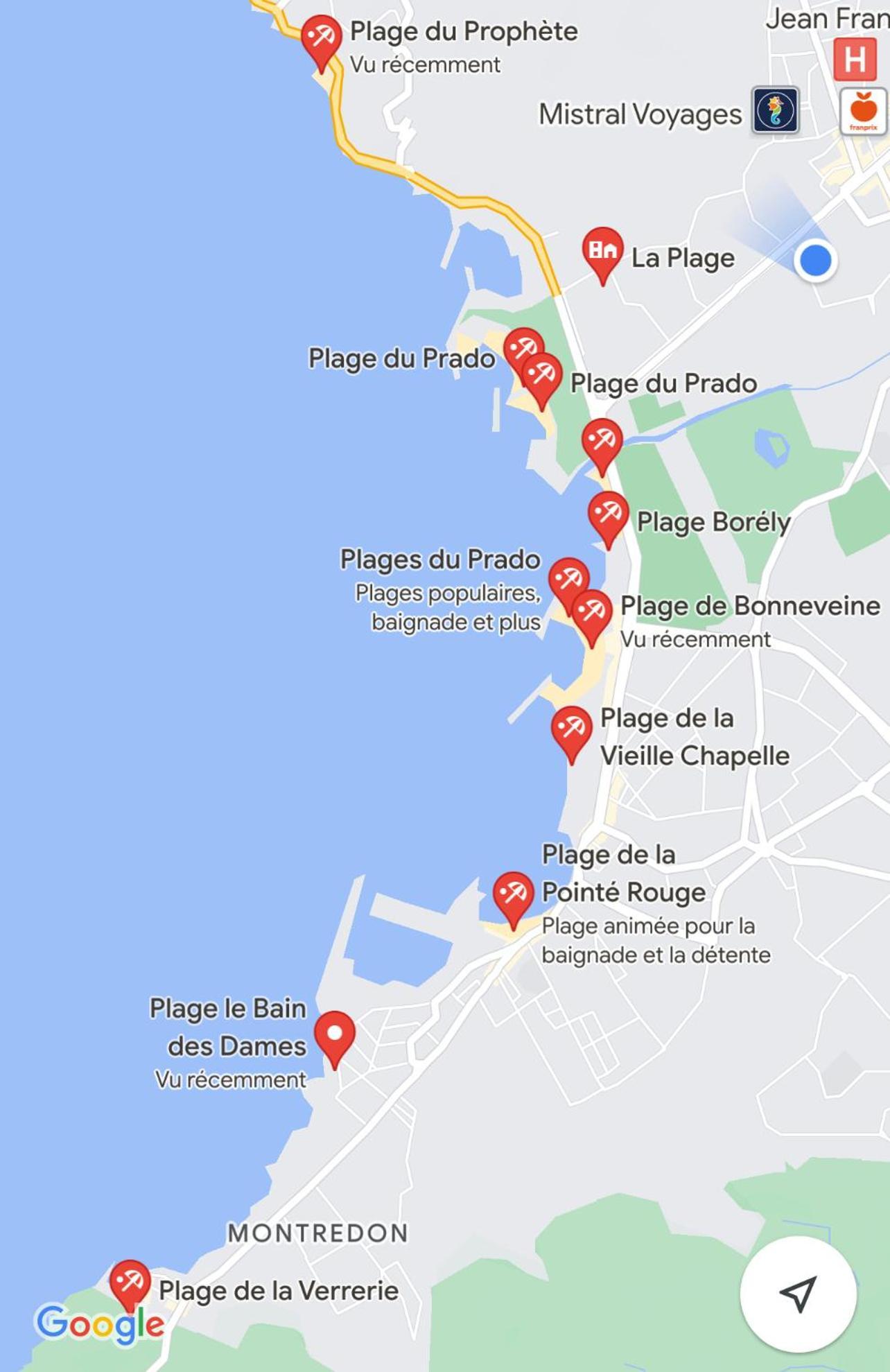 T2 Marseille Plage Bagian luar foto